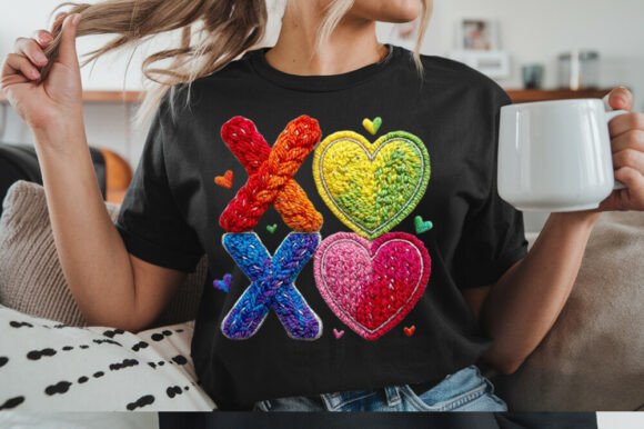 About Latch Hook Yarn Crochet XOXO PNG