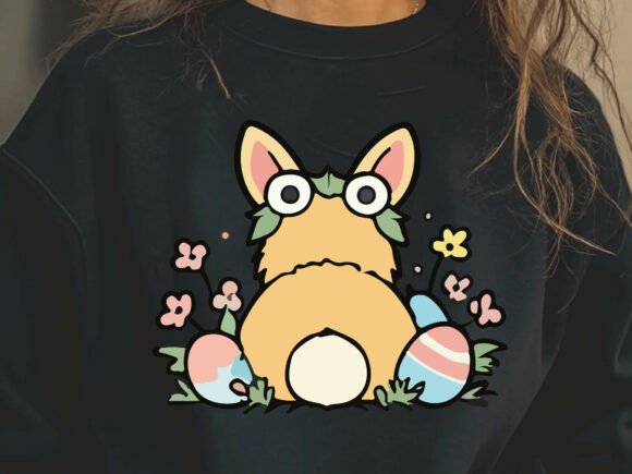 Easter Bunny Egg Sweatshirt PNG Design