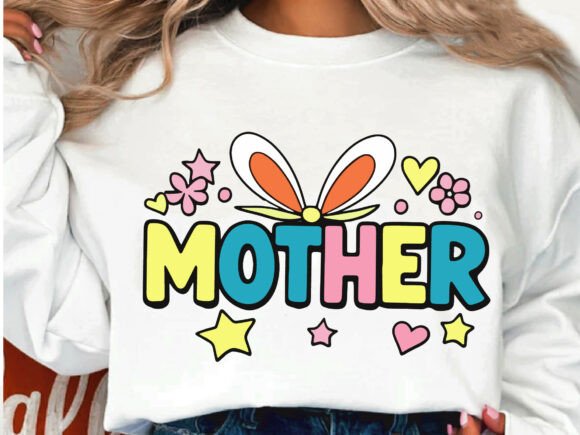 Easter Mom Sweatshirt PNG Design