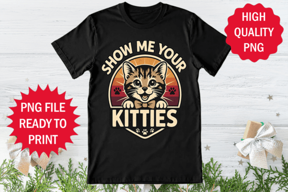 Funny Cat Lover Design T-shirt Png Art