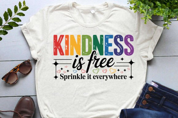 Kindness is Free Motivational Valentine Graphics