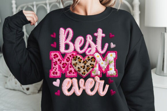 Leopard Best Mom Ever Patchwork Shirt G Graphics
