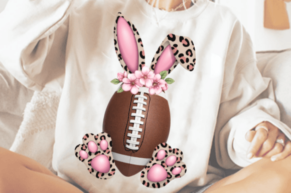 Leopard Football Easter Bunny PNG Clipart: Graphics for Creative Crafts