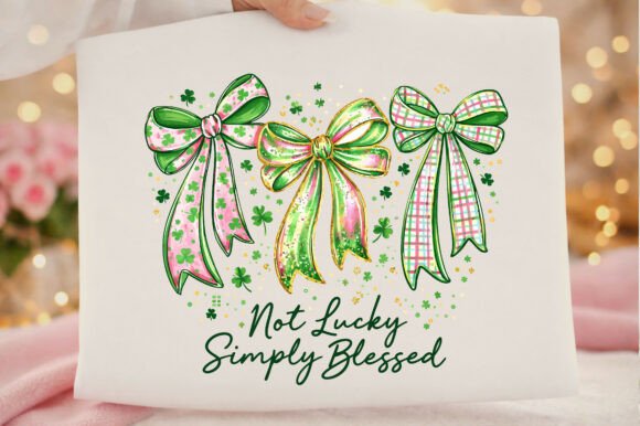 Not Lucky Simply Blessed St Patrick Png Graphics