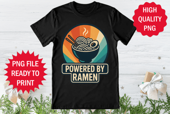Powder by Ramen Retro Vintage T-shirt Graphics