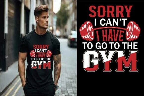 Sorry I Can’t I Have to Go to the Gym Graphics