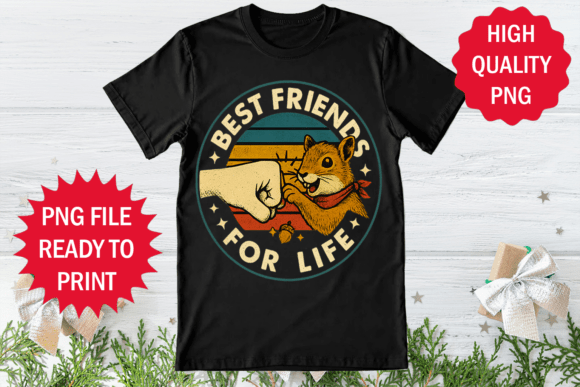 Squirrel Retro Vintage Design T-shirt Graphics