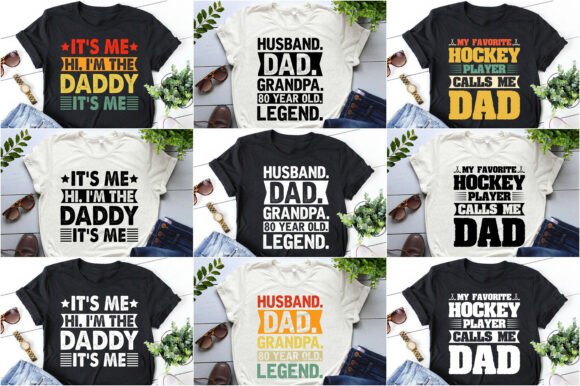 T-Shirt Design Bundle Graphics