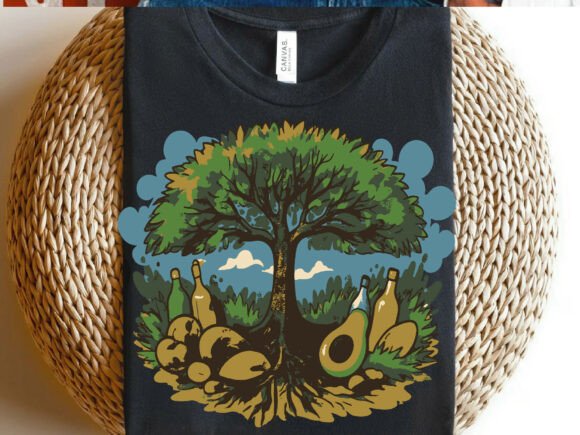 Tree of Life Cartoon Illustration Png Graphics